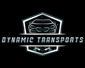 Car Transportation Detailing logo design