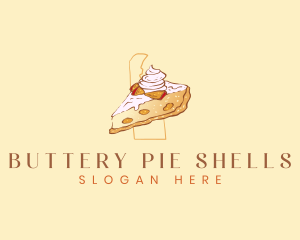 Creamy Peach Pie logo design