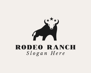 Rodeo Bull Stars logo design