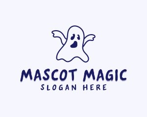 Halloween Ghost Creature logo design