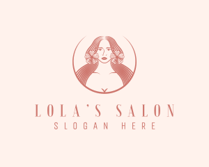 Lady Beauty Salon logo design