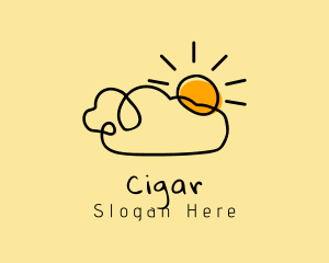 Daylight Cloud Art Logo