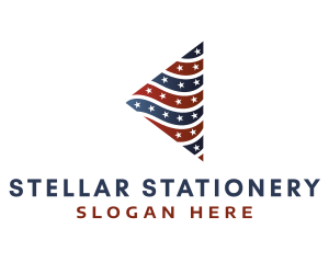 Stars & Stripes Triangle logo