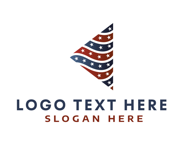 Stars & Stripes Triangle logo