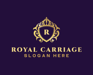 Crown Shield Royal logo design