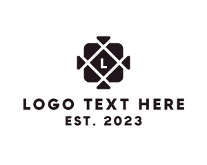 Tile Flooring Design Logo