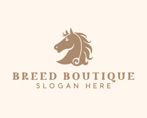 Equestrian Horse Breeding logo design