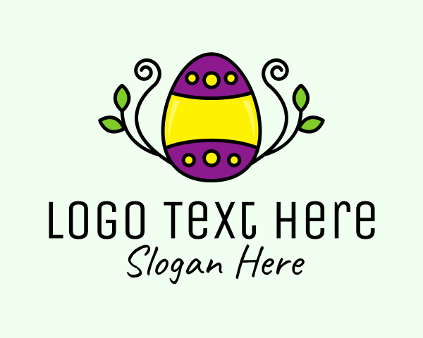 Organic Egg logo example 4