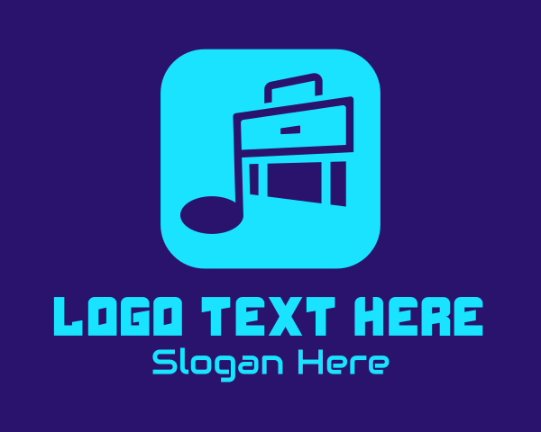 Music Playlist logo example 1