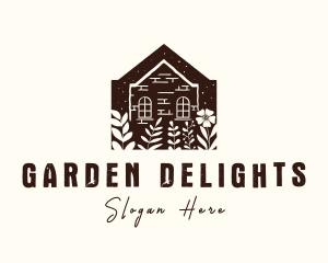 Backyard House Garden logo design