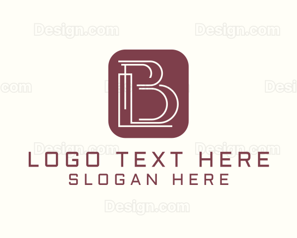 Minimalist Generic Company Letter B Logo