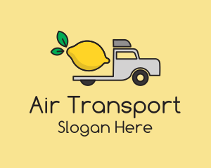 Lemon Fruit Truck logo design