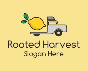 Lemon Fruit Truck logo design