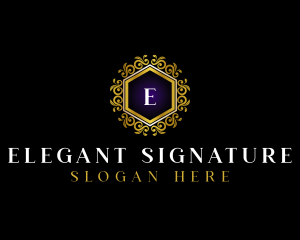 Elegant Jewelry Floral logo design