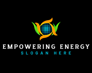 Solar Panel Electricity logo design