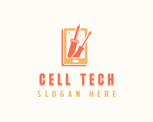 Mobile Phone Technician logo design