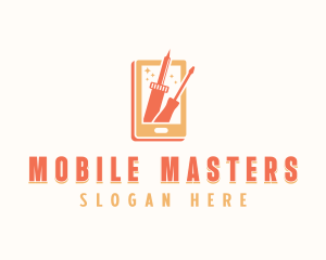 Mobile Phone Technician logo design