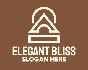 Generic Beige Shapes logo