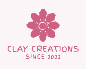 Flower Paint Watercolor  logo design