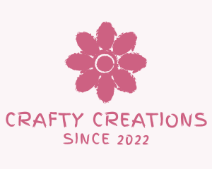 Flower Paint Watercolor  logo design