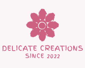 Flower Paint Watercolor  logo design