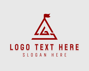 Geometric Letter AG Business logo