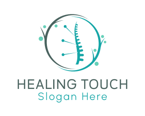 Natural Acupuncture Treatment  logo design