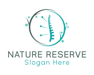 Natural Acupuncture Treatment  logo design