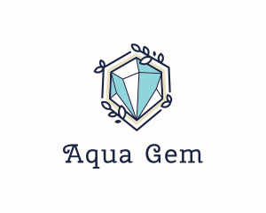 Natural Diamond Gem logo design