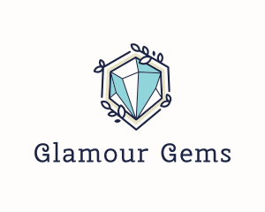 Natural Diamond Gem logo design