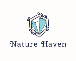 Natural Diamond Gem logo design