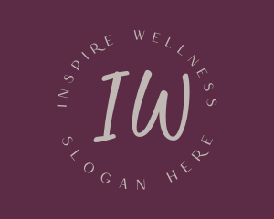 Feminine Elegant Wellness logo design