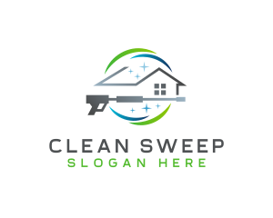 Clean Power Wash logo design