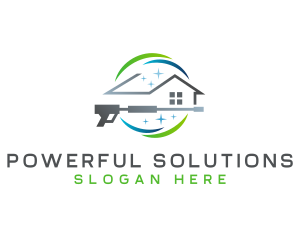 Clean Power Wash logo design