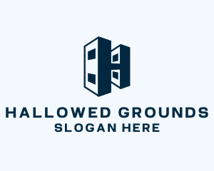 Geometric Startup Building logo design