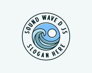 Wave Coast Surfing logo design