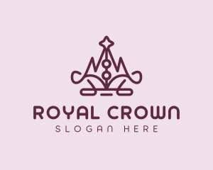 Beauty Jewelry Crown logo design