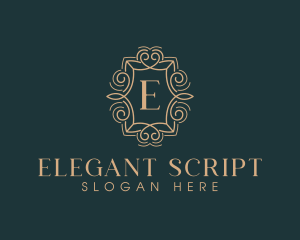 Luxury Wedding Event Styling logo design