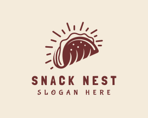 Brown Taco Restaurant logo design