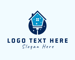 House Cleaning Mop Logo