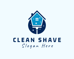 House Cleaning Mop logo design