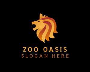 Lion Crown Zoo logo design