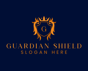 Royal Crown Shield  logo design