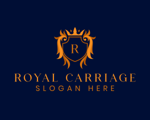 Royal Crown Shield  logo design