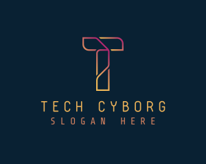 Tech Cryptocurrency App logo design