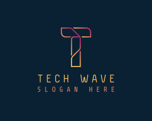 Tech Cryptocurrency App logo design