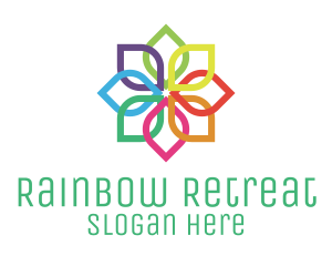 Rainbow Flower Spa logo