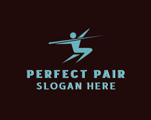 Javelin Thrower Athlete logo