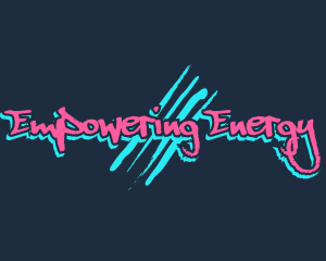 Graffiti Neon Paint logo design