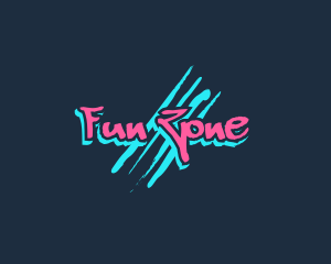 Graffiti Neon Paint logo design